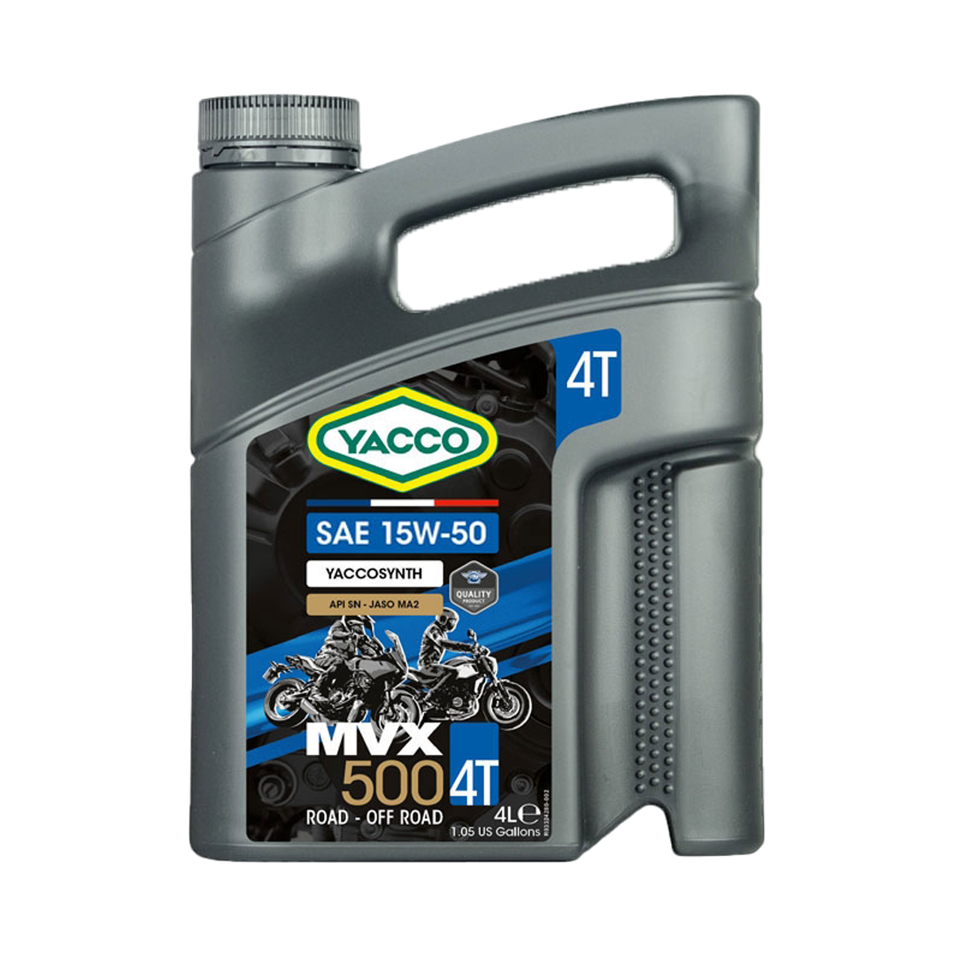 MVX 500 4T SAE 15W50 (4L) - Yacco Mauritius